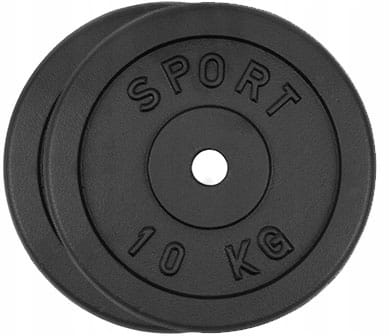 OBCIĄŻENIE ŻELIWNE 90 kg ZESTAW 12 talerzy 28mm