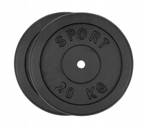 OBCIĄŻENIE ŻELIWNE 90 kg ZESTAW 12 talerzy 31mm