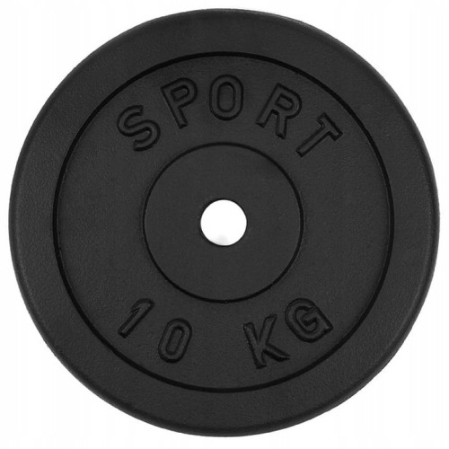 Obciążenie żeliwne 50kg zestaw 2x10kg + 6x5kg 28mm