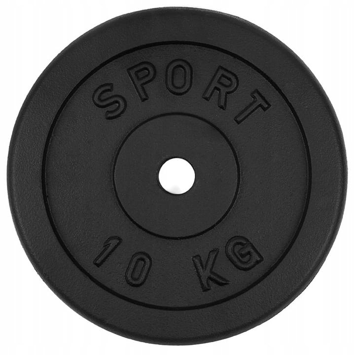 Obciążenie żeliwne 50kg zestaw 2x10kg + 6x5kg 28mm