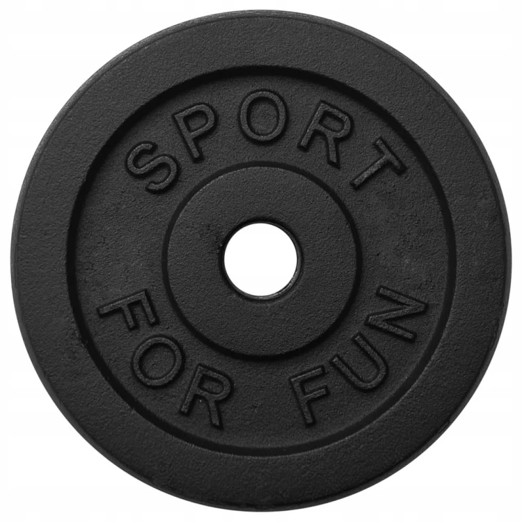 Obciążenie żeliwne 6x5kg talerz 28mm zestaw 30kg