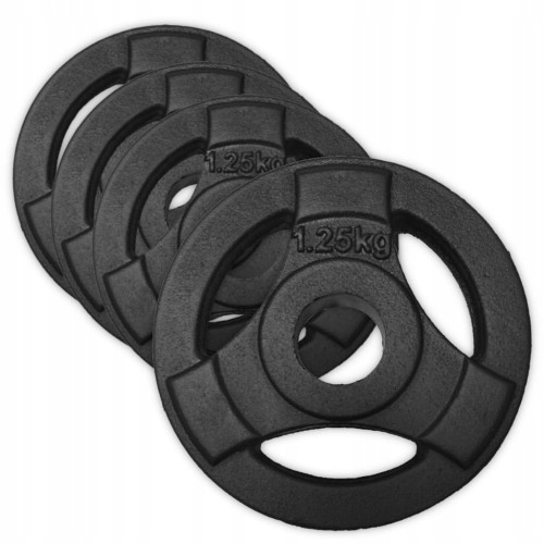 OBCIĄŻENIE ŻELIWNE TALERZ 4x1,25kg kierownica 28mm