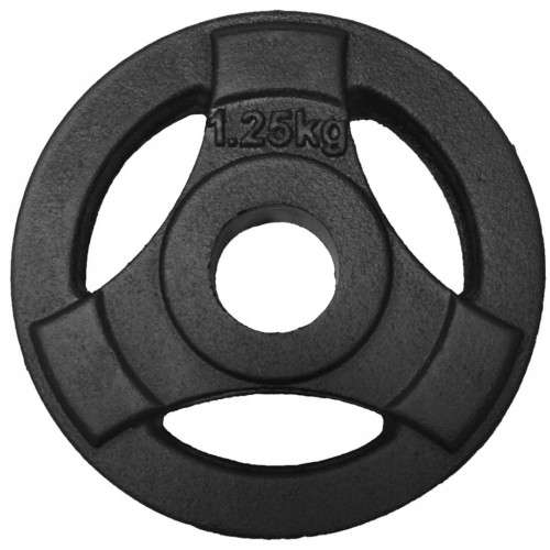 Obciążenie żeliwne kierownica 1,25kg talerz 30mm