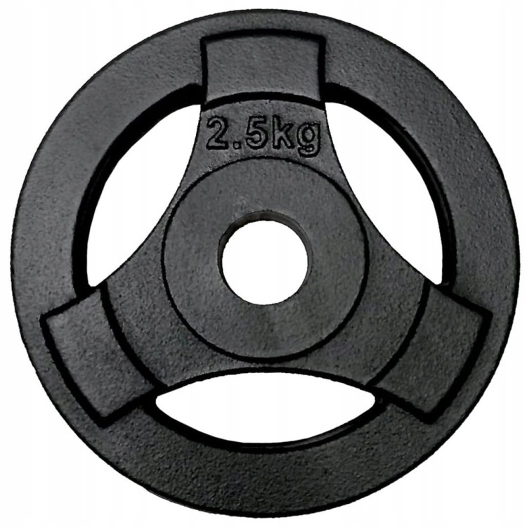 Obciążenie żeliwne kierownica 2,5kg talerz 30mm