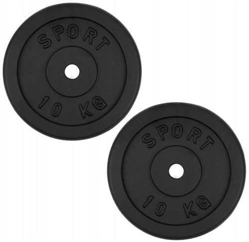 Obciążenie żeliwne 2x10kg talerz zestaw 20kg 31mm