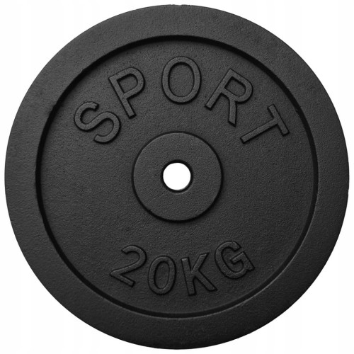 Obciążenie żeliwne 2x20kg talerz zestaw 40kg 28mm