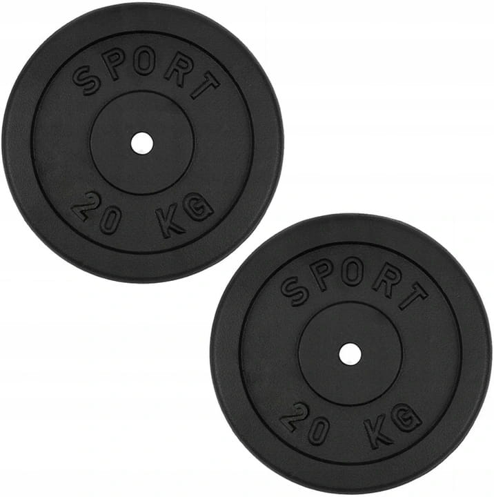 Obciążenie żeliwne 2x20kg talerz zestaw 40kg 31mm