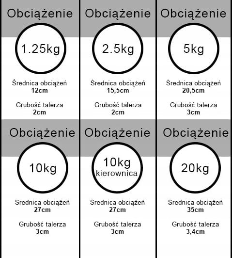 Obciążenie żeliwne 2x20kg talerz zestaw 40kg 31mm