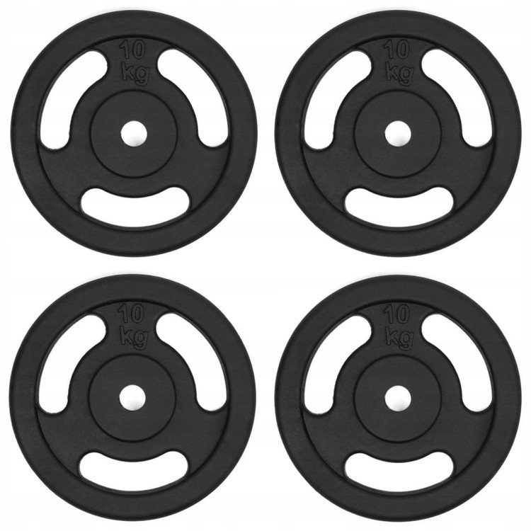 OBCIĄŻENIE ŻELIWNE 4x10 kg talerz kierownica 31mm