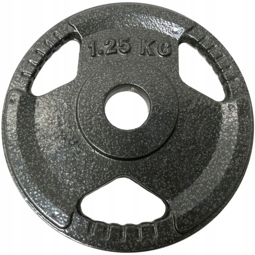 Obciążenie żeliwne 4x1,25kg talerz 28mm zestaw 5kg do ćwiczeń krążki