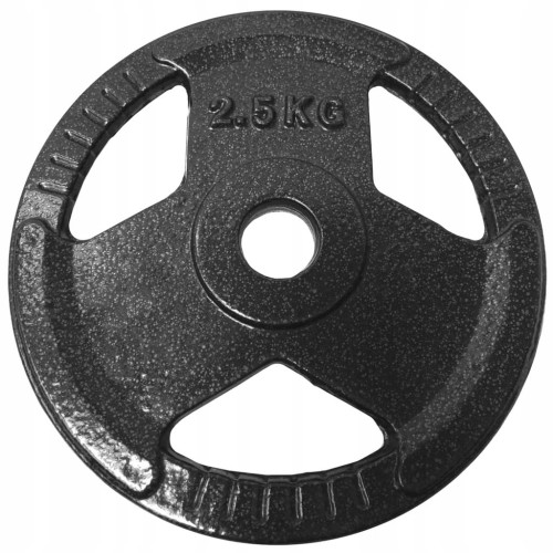 Obciążenie żeliwne 4 x 2,5 kg zestaw 10kg talerz żeliwny kierownica 28mm