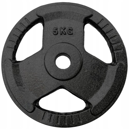 Obciążenie żeliwne 2x5kg talerz 28mm zestaw 10kg kierownica hantla