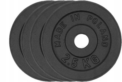 OBCIĄŻENIE ŻELIWNE 115 kg ZESTAW 18 talerzy 28,5mm