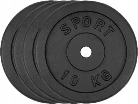 OBCIĄŻENIE ŻELIWNE 115 kg ZESTAW 18 talerzy 31mm