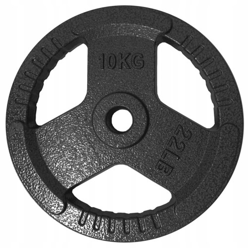 OBCIĄŻENIE ŻELIWNE 2x10 kg talerz kierownica 28mm ZESTAW Obciążeń żeliwnych