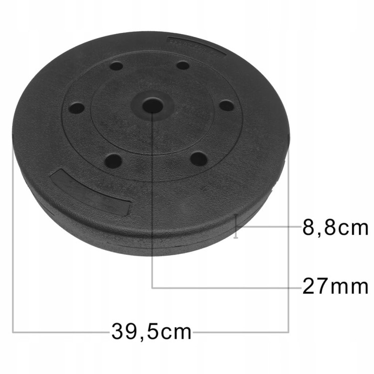 Obciążenie bitumiczne 20 kg talerz kompozytowy 27mm