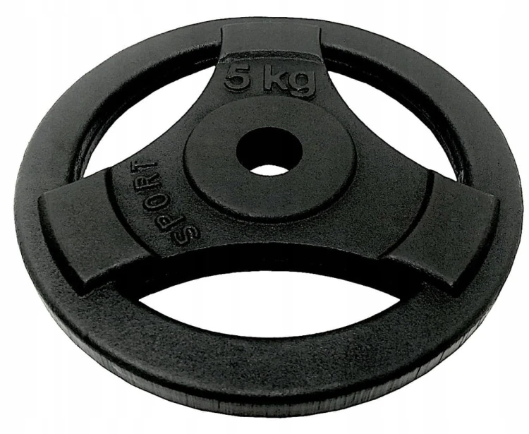 Talerz żeliwny 6x5 kierownica 30kg obciążenie 28mm