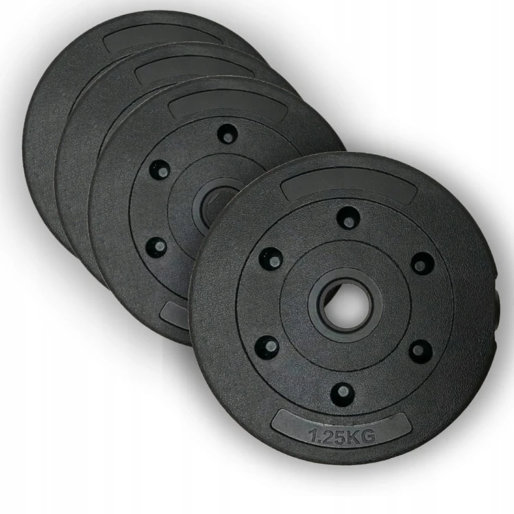 Obciążenie zestaw 10kg 8 talerzy 1,25kg bitumiczne