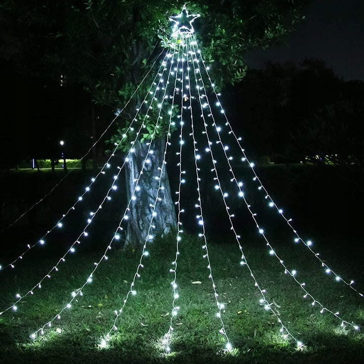 LAMPKI NA CHOINKOWE 300 LED BARWA CIEPŁA / BARWA ZIMNA