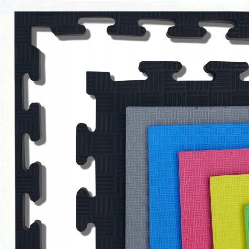 Mata puzzle pod sprzęt do ćwiczeń na siłownie 1x1m metrowe Mata Piankowa