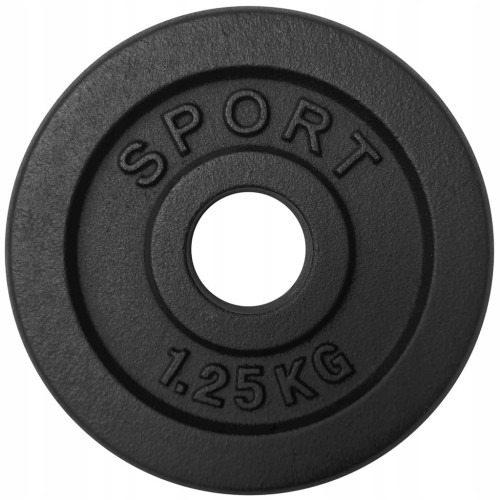 Talerz żeliwny 1,25kg obciążenie krążek 28mm