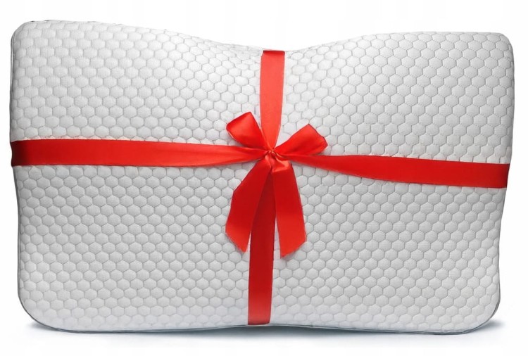 MEMORY PODUSZKA ORTOPEDYCZNA PROFILOWANA DO SPANIA MEMORY FOAM