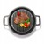 ŻELIWNY KOCIOŁEK MYŚLIWSKI Z PATELNIĄ GARNEK 10L 3w1 GRILL OGNISKO