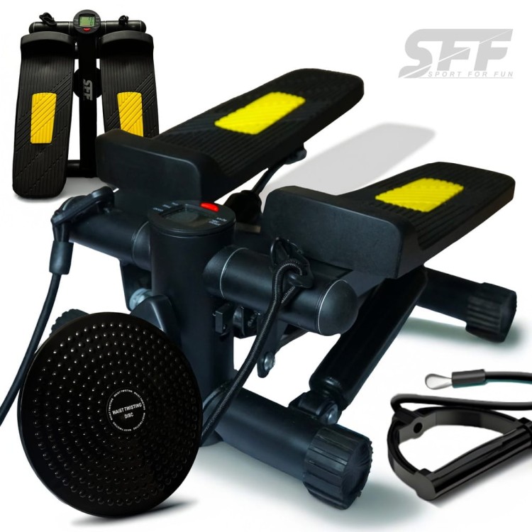 Stepper do Fitness Steper z Linkami Ćwiczeń Aerobiku Licznik TWISTER GRATIS