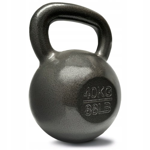 Kettlebelle kettel 40kg kettle żeliwny kula żeliwna