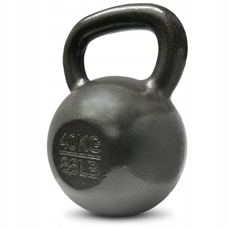 Kettlebelle kettel 40kg kettle żeliwny kula żeliwna