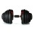 Regulowany hantel 2w1 PREMIUM 2,5-24 kg magnetyczna HANTLA ŻELIWNA 15 wag