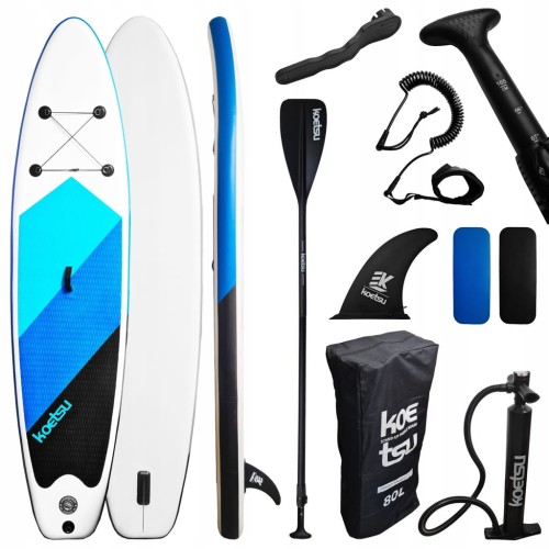 SUP Board 320 cm zestaw do pływania pompka wiosło plecak dmuchany pompowany