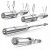 ZESTAW 4x GRYF - OLIMPIJSKI 220CM + 120CM ŁAMANY + 2x 50CM / 50mm + ZACISKI