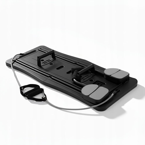 WIELOFUNKCYJNA DESKA DO ĆWICZEŃ LCD GUMY PILATES REFORMER 10W1 NA PREZENT
