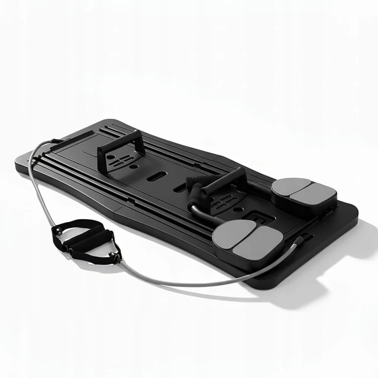 WIELOFUNKCYJNA DESKA DO ĆWICZEŃ LCD GUMY PILATES REFORMER 10W1 NA PREZENT