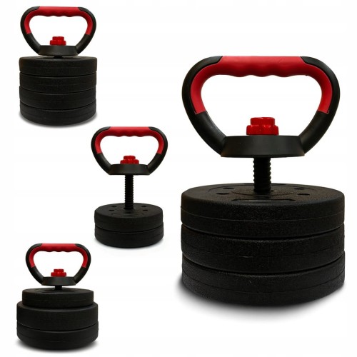 KETTLEBELL BITUMICZNY 9 KG Regulowany hantle kettel kettla kula 9KG