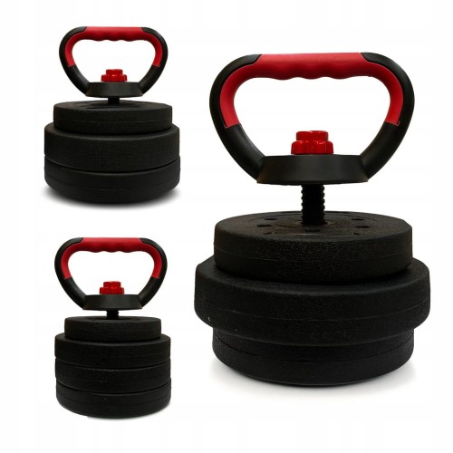 KETTLEBELL BITUMICZNY 7 KG Regulowany hantle kettel kettla kula 7KG