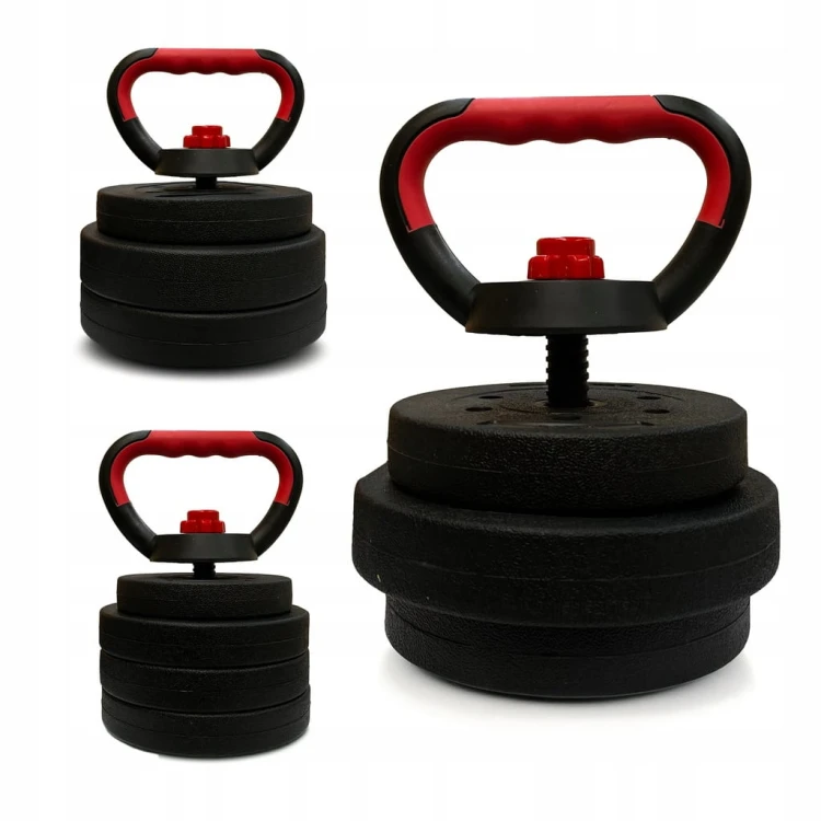 KETTLEBELL BITUMICZNY 7 KG Regulowany hantle kettel kettla kula 7KG