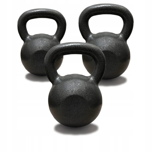 Kettel żeliwny kettle 16kg KETTLEBELL 12kg kula 8kg ZESTAW 8, 12, 16 KG