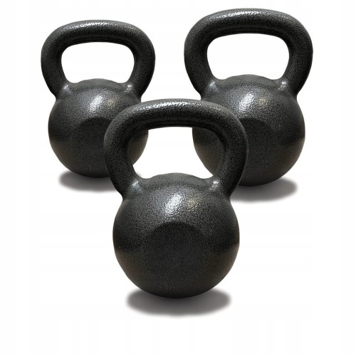 Kettel żeliwny kettle 20kg KETTLEBELL 16kg kula 12kg ZESTAW 12, 16, 20 KG