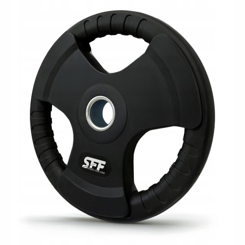 OBCIĄŻENIE OLIMPIJSKIE KRĄŻEK 15KG GUMOWANE 51MM WYTRZYMAŁE SOLIDNE Talerz