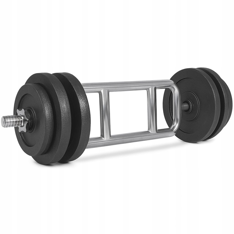 GRYF KRATOWNICA KRATA SZTANGA 25 MM + ZACISKI SIŁOWNIA TRICEPS GWINT