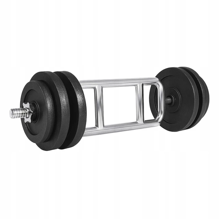 GRYF KRATOWNICA OLIMPIJSKA 50 mm + ZACISKI SPRZĘT SIŁOWNIA TRICEPS GWINT