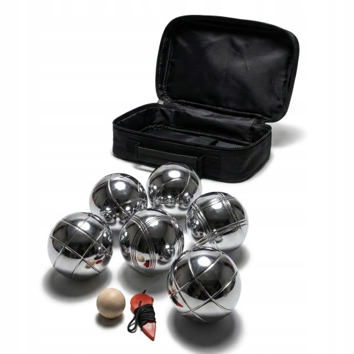 Bule Kule Zestaw Do Gry Petanque Boules Do Gry Walizka Akcesoria 6 kuli