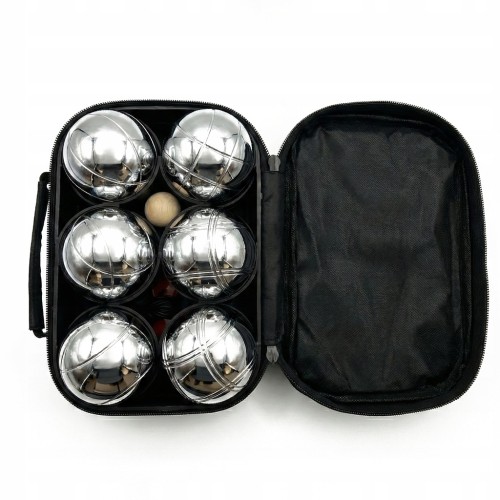 Bule Kule Zestaw Do Gry Petanque Boules Do Gry Walizka Akcesoria 6 kuli