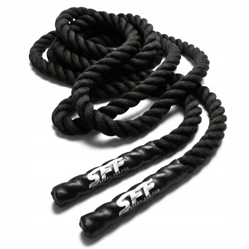 LINA TRENINGOWA POWER BATTLE ROPE SIŁOWNIA 12 METRÓW CROSSFIT DO ĆWICZEŃ