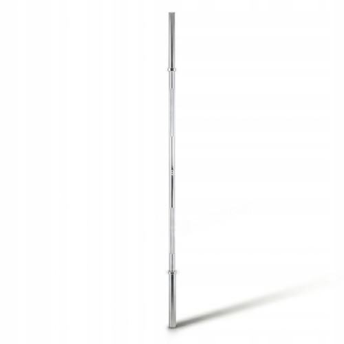 GRYF PROSTY 200cm GŁADKI stalowy sztanga 28mm pełny zaciski motylkowe
