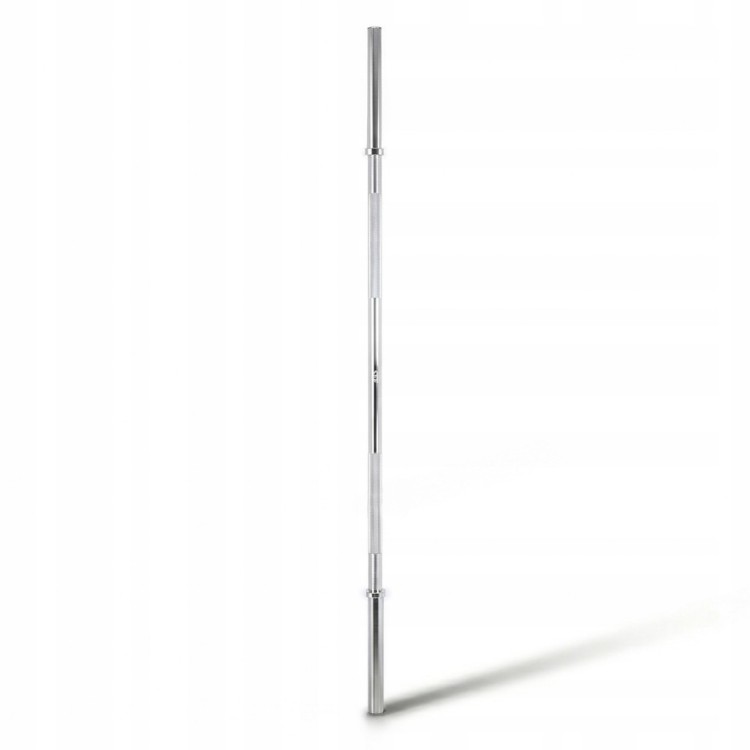 GRYF PROSTY 200cm GŁADKI stalowy sztanga 28mm pełny zaciski motylkowe