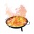 Palenisko OGRODOWE 60 cm pod grill kociołek ognisko stalowe czarne