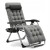 Leżak Składany Zero Gravity szary ogrodowy lekki z poduszką regulacją